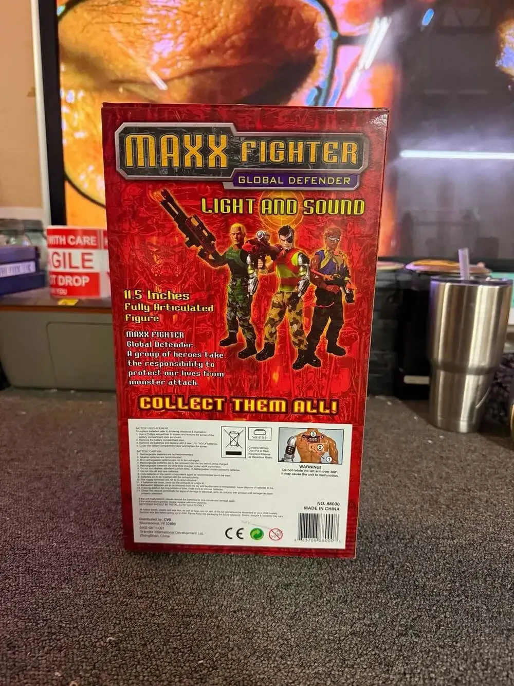Maxx Fighter Global Defender 11.5 Inch Fully Articulated Action Figure